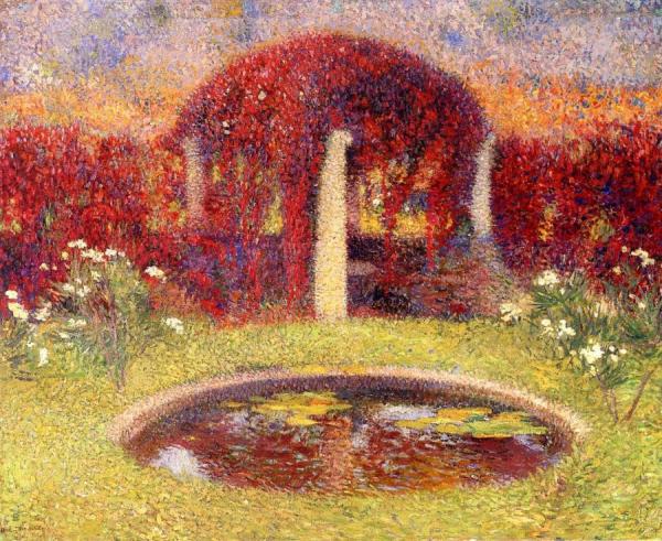 Le Bassin Et Le Tonnelle by Henri Martin