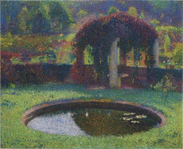 Le Bassin Et Le Tonnelle by Henri Martin
