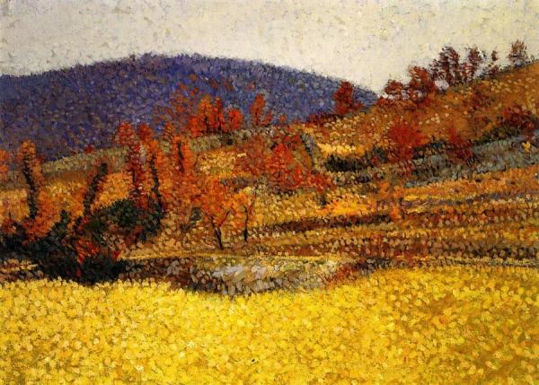 Le Chemin De Marquayrol, A L'automne by Henri Martin