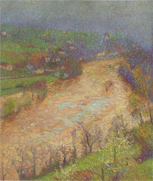 Le Lot En Crue by Henri Martin