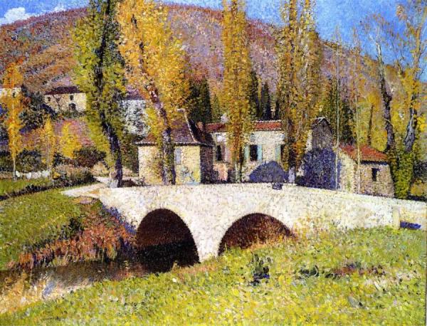 Le Pont De La Labastide Du Vert by Henri Martin