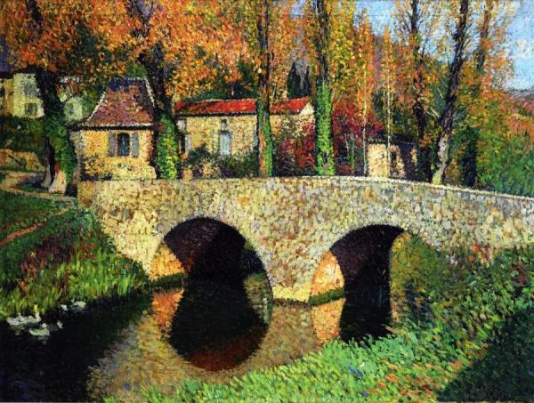 Le Pont De Labastide Du Vert by Henri Martin
