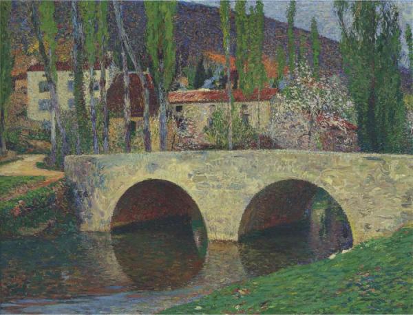 Le Pont De Labastide Du Vert by Henri Martin