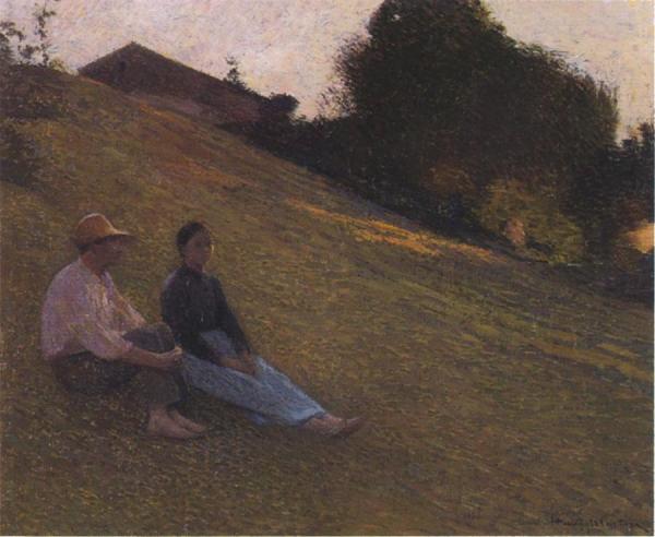 Le Repos by Henri Martin Oil Painting Reproductions