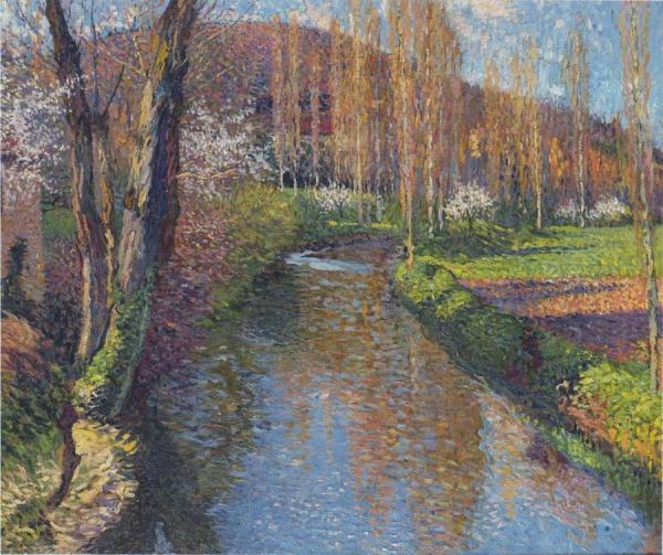 Le Vert En Aval De Labastide-du-vert by Henri Martin
