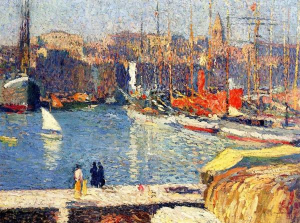 Le Vieux Port De Marseille by Henri Martin