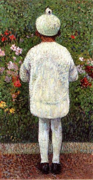 Little Girl In White by Henri Martin