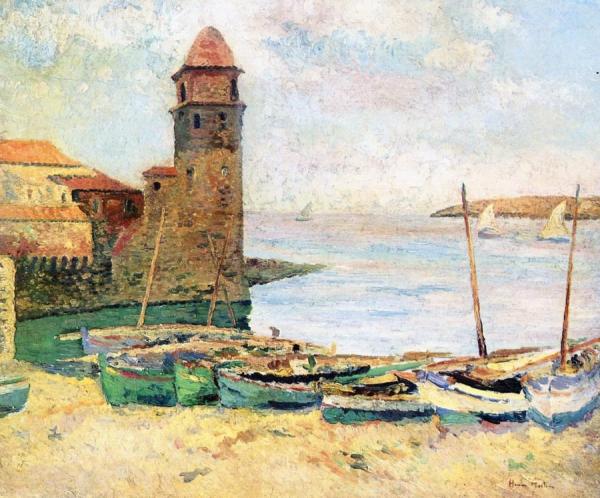 Port De Collioure by Henri Martin