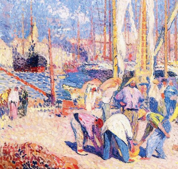 Port De Marseilles by Henri Martin