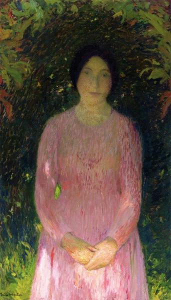 Portrait Of A Woman by Henri Martin