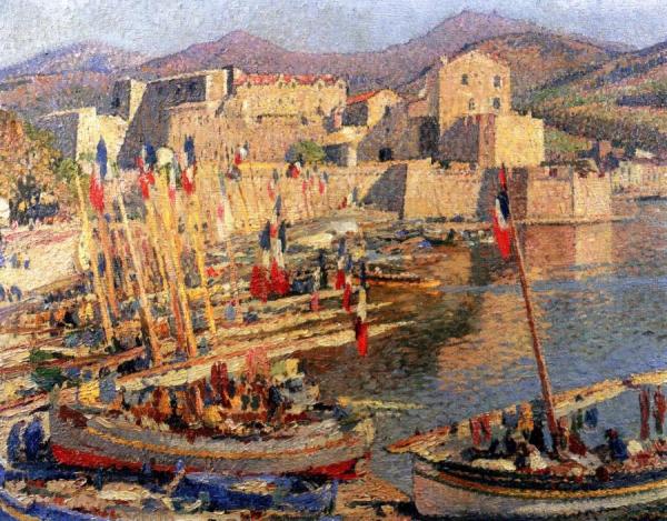 Quartoze Juilliet à Collioure by Henri Martin