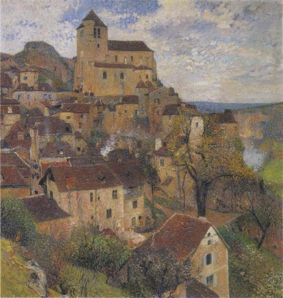 Saint Cirq Lapopie by Henri Martin