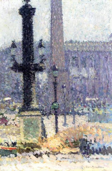 Study For Work On The Place De La Concorde by Henri Martin