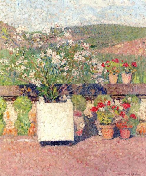 Terrasse En été by Henri Martin
