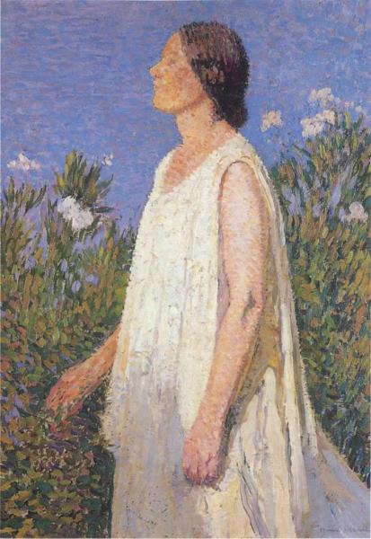 The Muse by Henri Martin