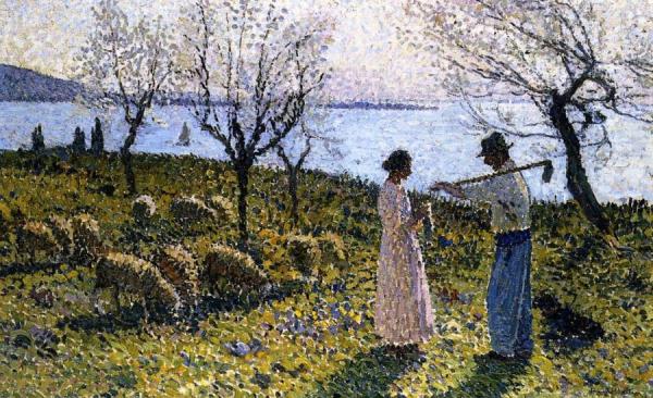 Henri Martin The Shepherdess
