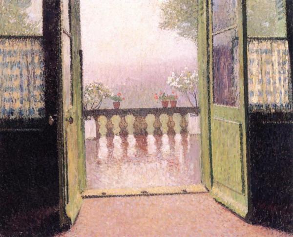 The Terrace by Henri Martin