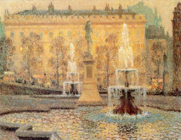 Trafalgar Square, London by Henri Martin