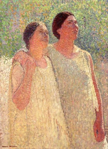 Two Sisters by Henri Martin