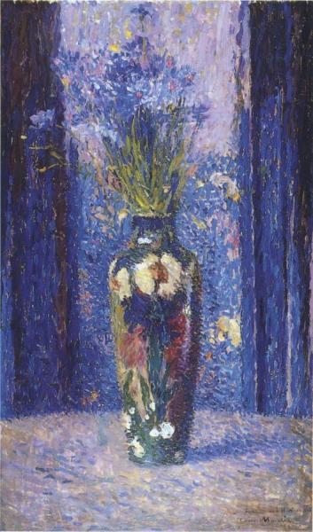 Vase Of Flowers by Henri Martin