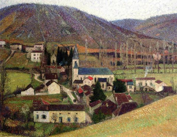 View Of Labastide In Gray Weather by Henri Martin