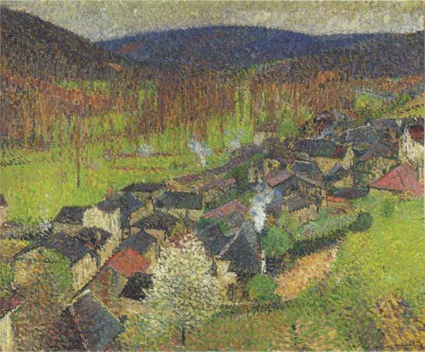 Vue De Labastide Du Vert by Henri Martin
