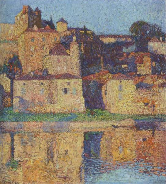 Vue De Puy L Eveque by Henri Martin