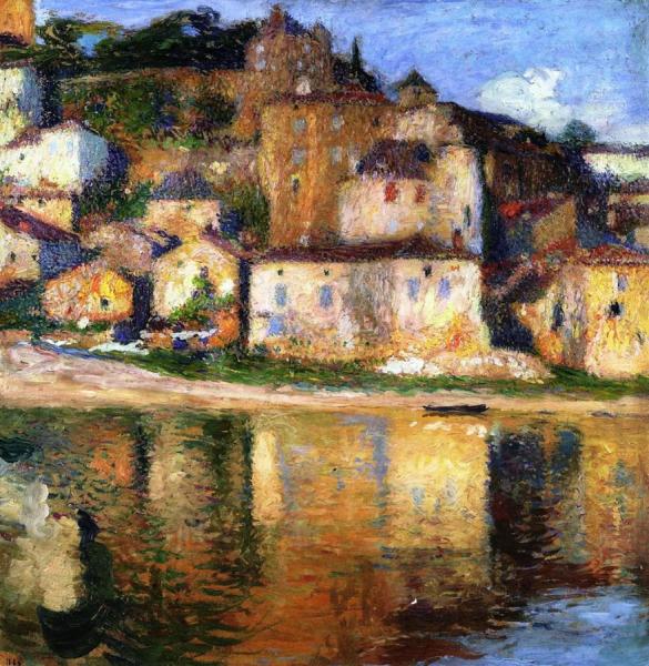 Vue De Puy L Eveque by Henri Martin