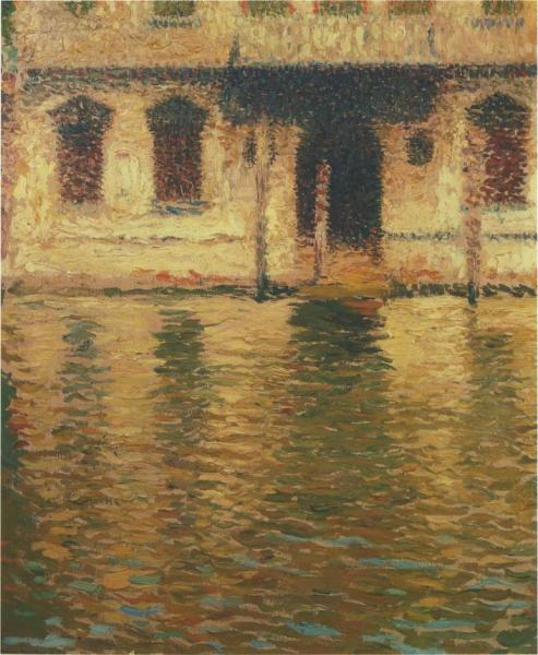 Vue Du Palais En Venise by Henri Martin