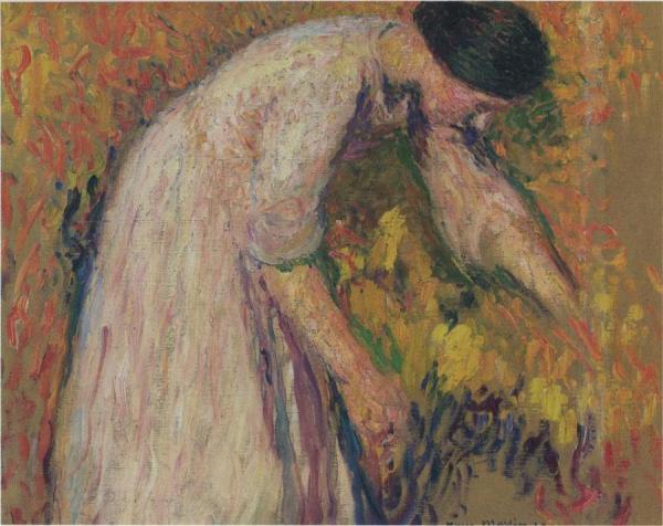 Wife Of The Artist by Henri Martin