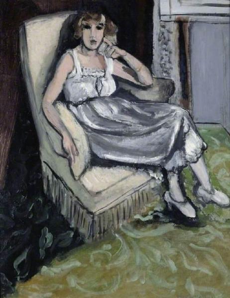 A Woman Seated In An Armchair by Henri Matisse