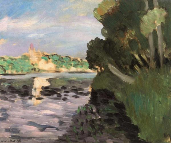 Banks Of The Seine At Vétheuil by Henri Matisse