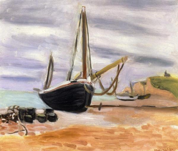 Boats At Etretat by Henri Matisse