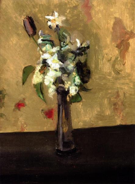 Bouquet Of Flowers In A Crystal Vase by Henri Matisse