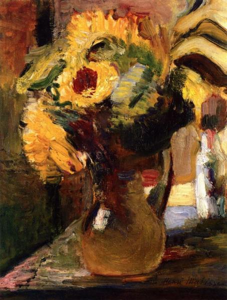 Bouquet Of Sunflowers by Henri Matisse Oil Painting Reproductions
