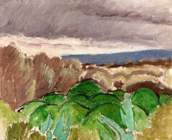 Cagnes, Landscape In Stormy Weather by Henri Matisse