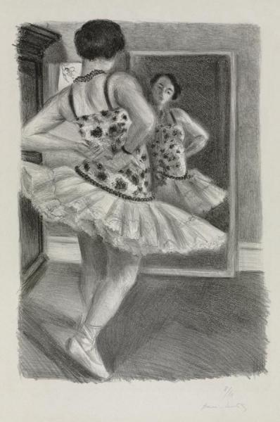 Dancer Reflected In Mirror by Henri Matisse