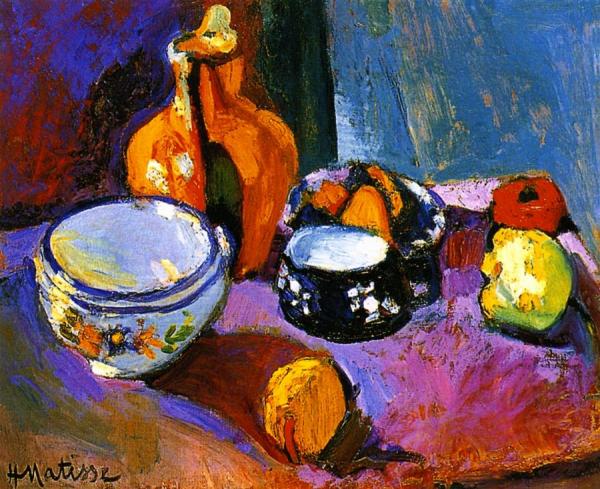 Dishes And Fruit by Henri Matisse