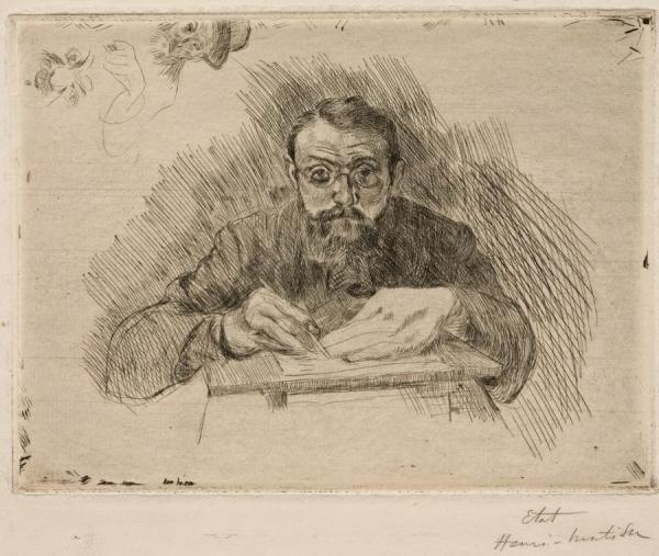 Engraving by Henri Matisse