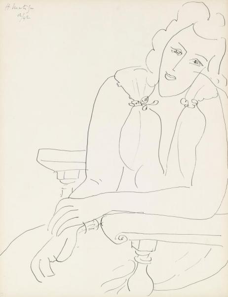 Femme Assise Ii by Henri Matisse
