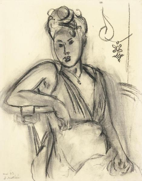 Femme Assise (michaela) by Henri Matisse
