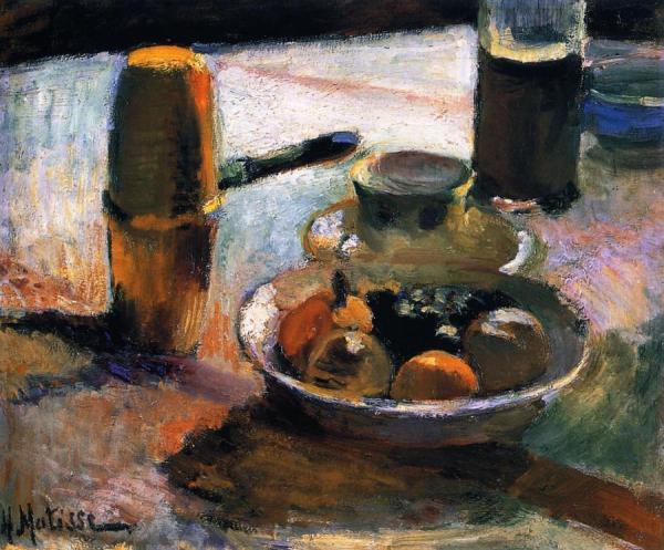 Fruits And Teapot by Henri Matisse