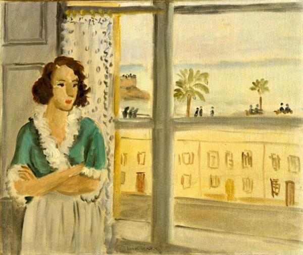 Girl At The Window by Henri Matisse