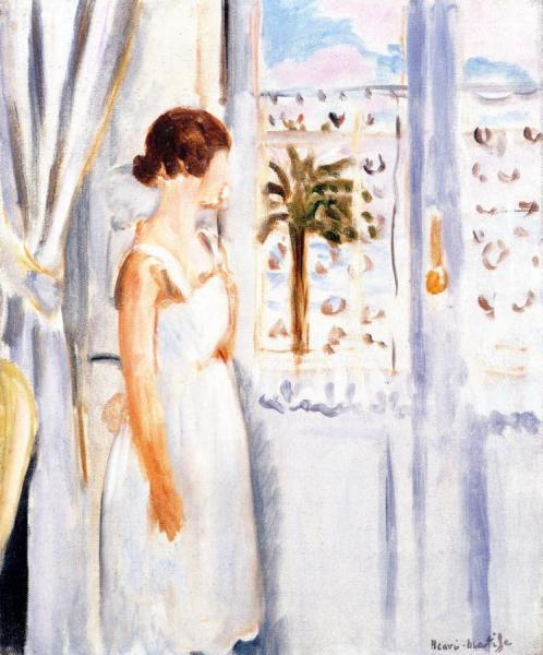Girl At The Window by Henri Matisse Oil Painting Reproductions