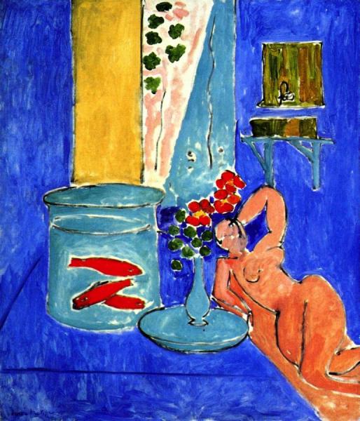 Goldfish And Sculpture by Henri Matisse