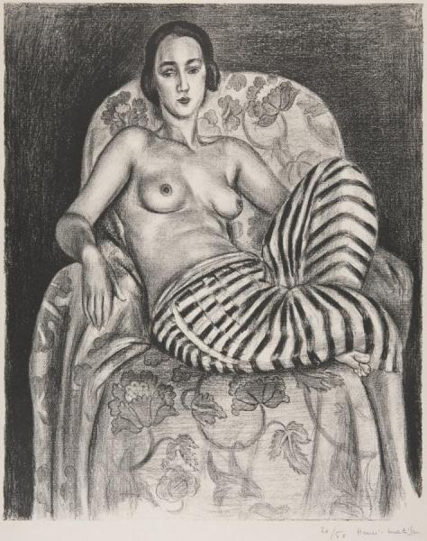 Grand Odalisque A La Culotte Bayadere by Henri Matisse