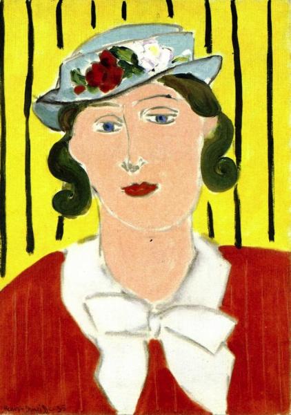 Hat With Roses by Henri Matisse