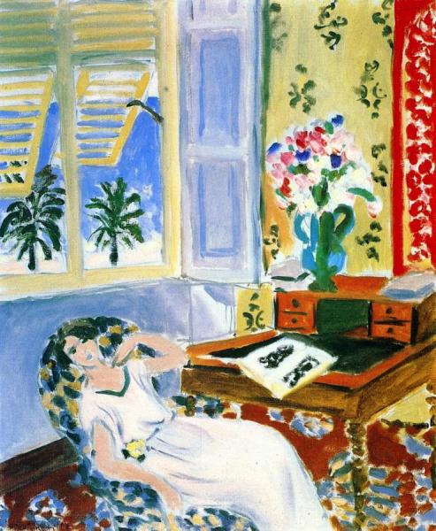 Interior In Nice, A Siesta by Henri Matisse