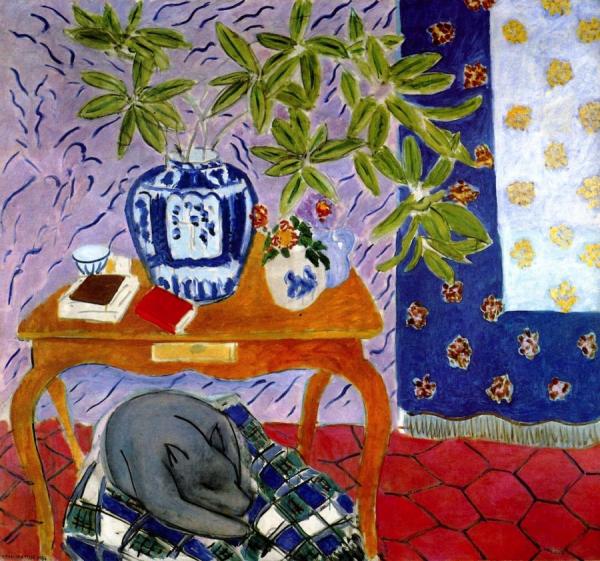 Interior With A Dog by Henri Matisse