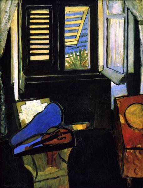 Interior With A Violin by Henri Matisse Oil Painting Reproductions